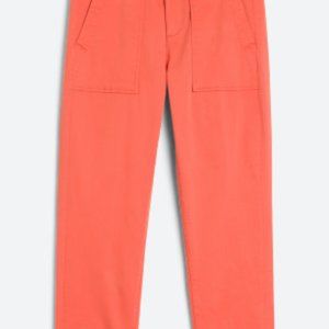 Liverpool Trey Crop Skinny Capri Trouser Pant Orange Size 14